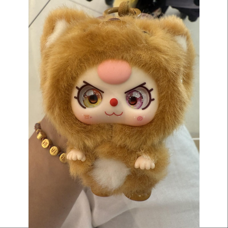 Baby Three Mini Hug Vinyl Plush Pendant Series Tiger