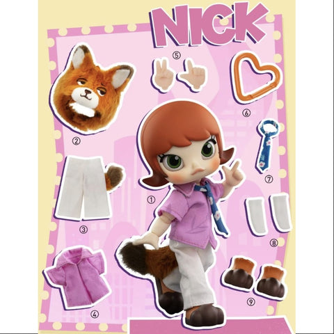 MOLLY Zootopia 2 BJD 1/12 Action Figure Series Nick
