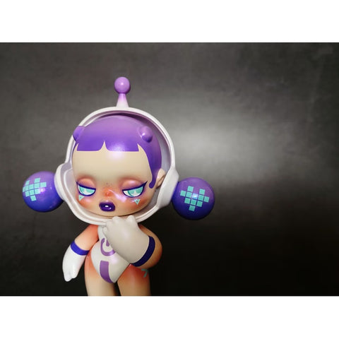 Skullpanda Baby Cyber Purple Limited Figurine