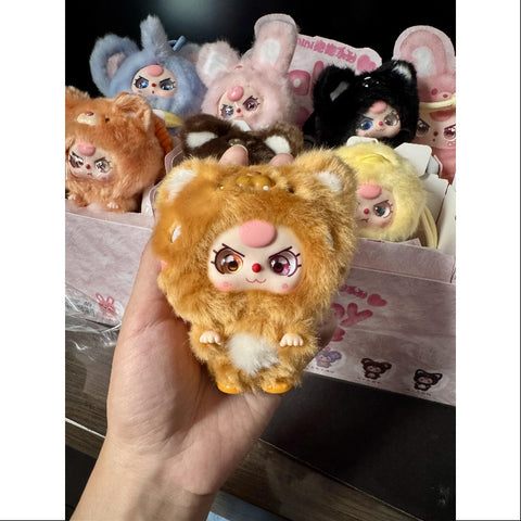 Baby Three Mini Hug Vinyl Plush Pendant Series Tiger