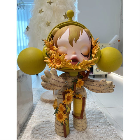 MEGA α SKULLPANDA Van Gogh Museum Sunflowers 1000% 2025 Limited Edition