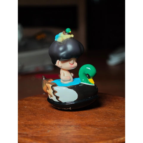 DIMOO Graffiti Duck Limited Figure Green