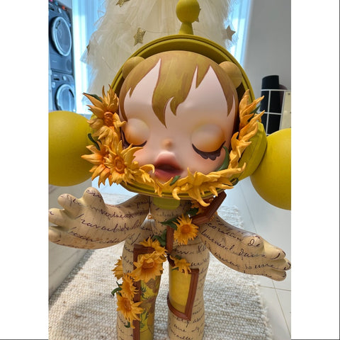 MEGA α SKULLPANDA Van Gogh Museum Sunflowers 1000% 2025 Limited Edition
