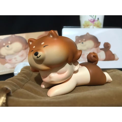 DIMOO Lay Down Shiba Inu Limited Figure