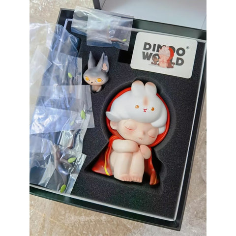 DIMOO Big Red Riding Hood & Little Grey Wolf Limited Figure