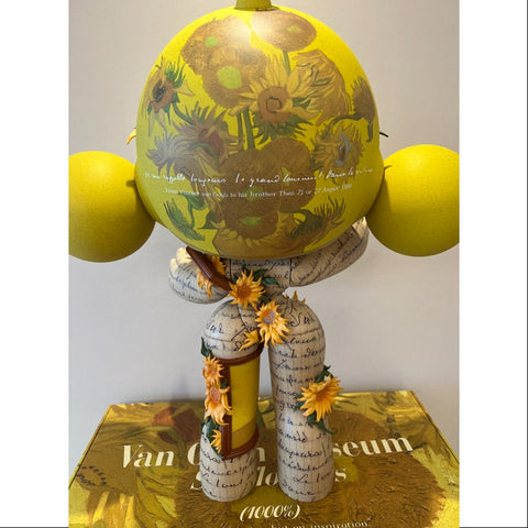 MEGA α SKULLPANDA Van Gogh Museum Sunflowers 1000% 2025 Limited Edition