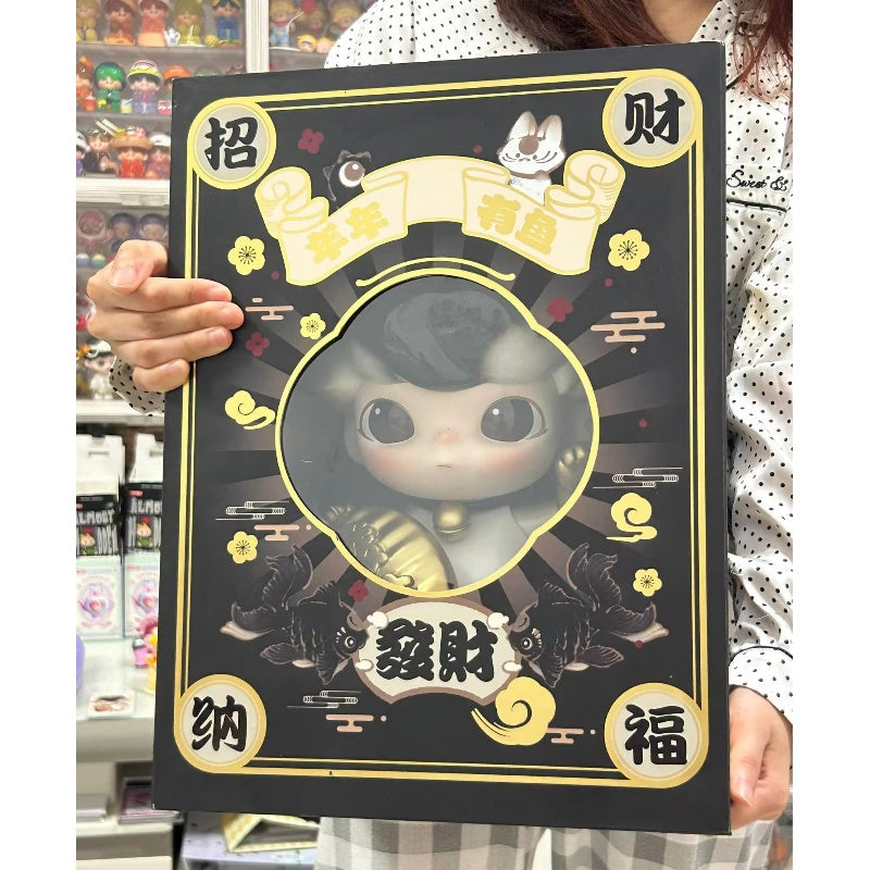 DIMOO Maneki Neko Black Carp Limited Figure – TOYSEZ