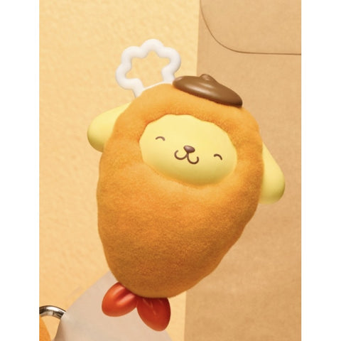 Pompompurin Sanrio Characters Hello Kitty and Friends Fried Shrimp Pop Bean Blind Box Series: Pompompurin Straight Shrimp Special (Secret, 1/90)