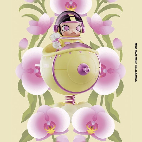 MEGA SPACE MOLLY 100% Blooming Series Moon Orchid 2025 Limited Edition