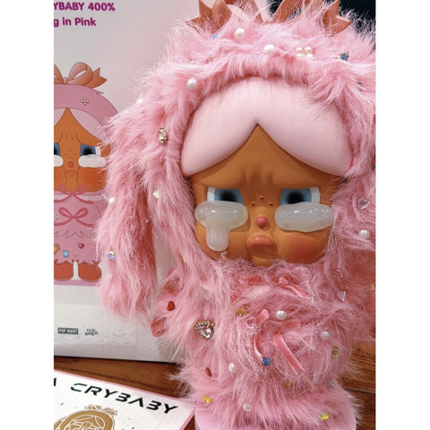 MEGA CRYBABY 400% Crying In Pink 2025 Limited Edition