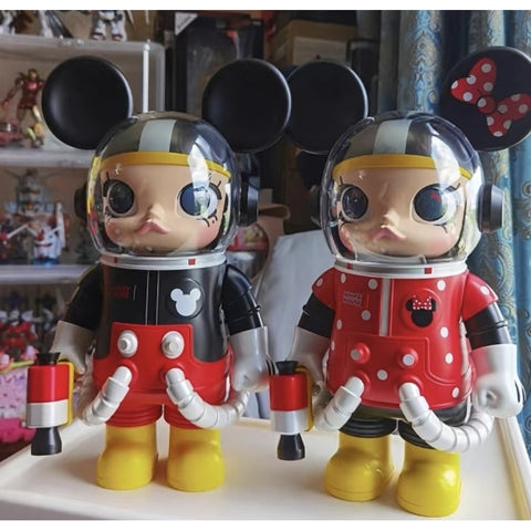 MEGA SPACE MOLLY 400% Mickey Mouse Mickey and Minnie Set 2022 Limited Edition