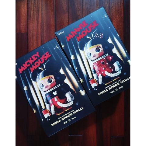MEGA SPACE MOLLY 400% Mickey Mouse Mickey and Minnie Set 2022 Limited Edition