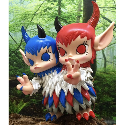 MOLLY Twin Beasts Red and Blue 2021 Limited Edition