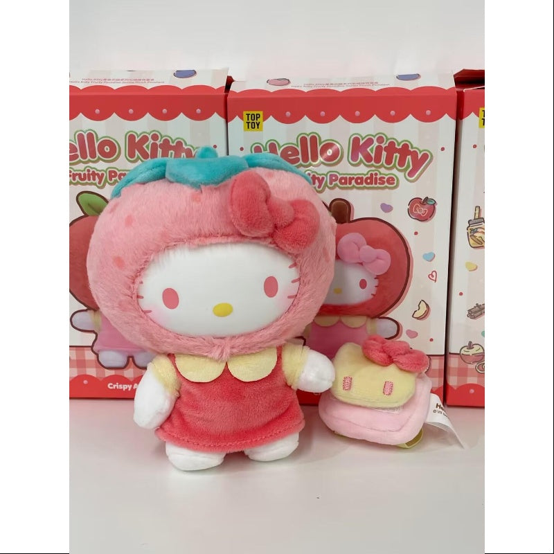 Hello Kitty Fruity Paradise Vinyl Plush Pendant Series Strawberry