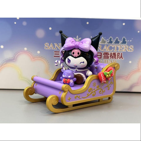 Kuromi Sanrio Characters Winter Sledding Team Series Kuromi