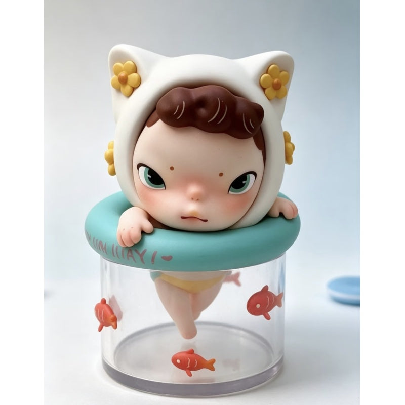 Sooya Beach Holiday Blind Box Series: Floatie Cat Ban (Confirmed Style)
