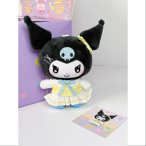 Kuromi School Life Vinyl Plush Pendant Series Warm Yellow