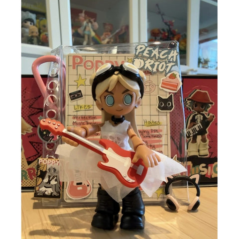 Peach Riot Carry The Music Block Pendant Blind Box Series: Poppy-Producer (Confirmed Style)