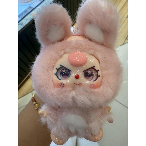 Baby Three Mini Hug Vinyl Plush Pendant Series Bunny