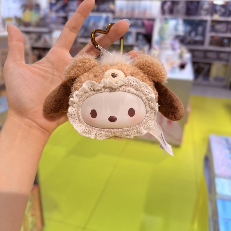 Pochacco Sanrio Characters Fluffy Teddy Bear Plush Pendant Series Pochacco