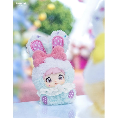 Nommi Baby Sweetheart Bunny Vinyl Plush Pendant Series Whole Set Opened