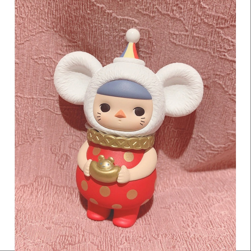 PUCKY New Year Mouse Babies Series Gold Little Mouse