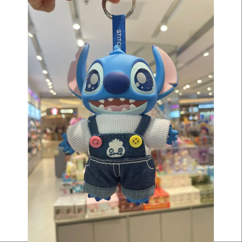 Disney Stitch Dress Up Show Vinyl Plush Pendant Series  Work wear Style