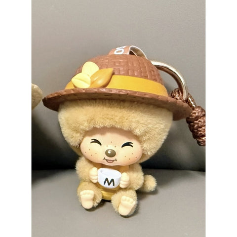 Monchhichi Mon Mon Farm Classic Coffee Plush Pendant Blind Box Series: Autumn Harvest (Confirmed Style)
