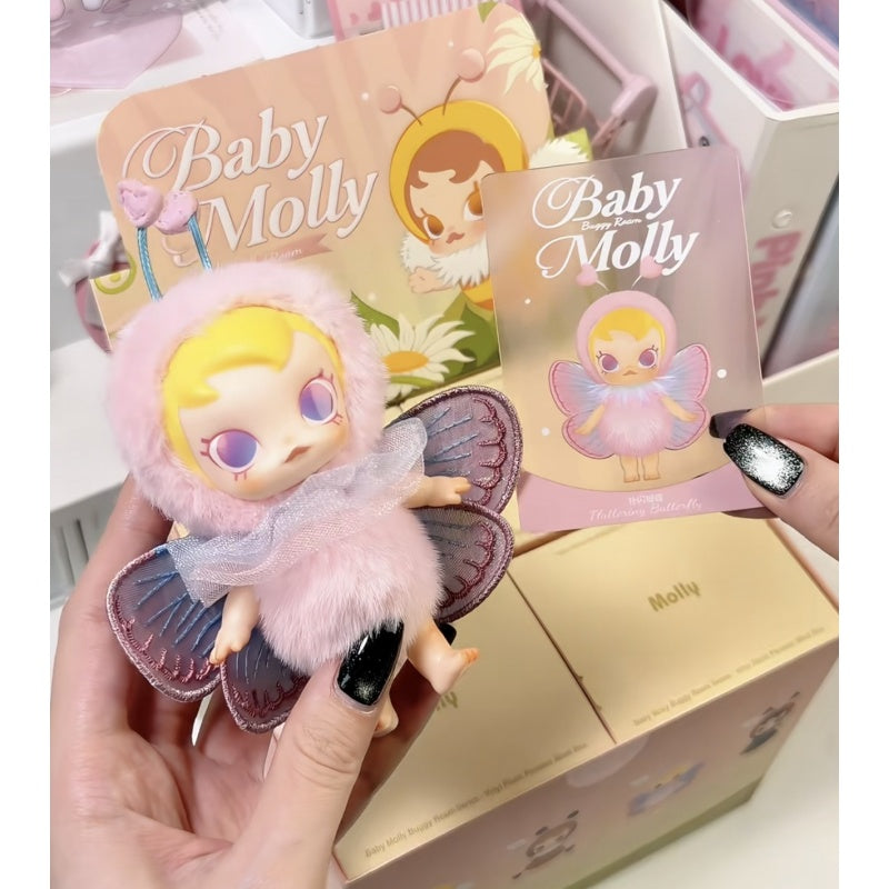 Baby Molly Buggy Roam Vinyl Plush Blind Box Series: Fluttering Butterfly (Confirmed Style)