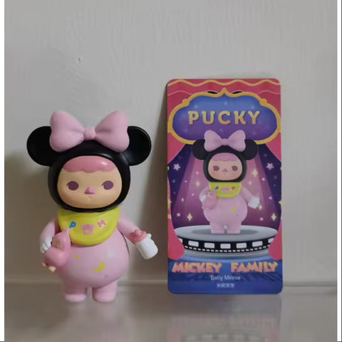 PUCKY Mickey Family Series Whole Set Opened