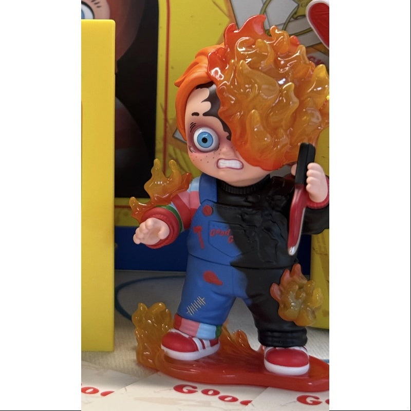 Chucky Franchise Series Flame Chucky
