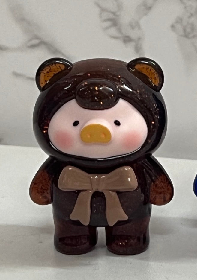 LuLu the Piggy Teddy Mini Ore Collection Blind Bag Series: Smoky Quartz (R 1/20) (Confirmed Style)