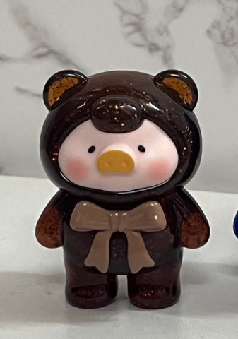 LuLu the Piggy Teddy Mini Ore Collection Blind Bag Series: Smoky Quartz (R 1/20) (Confirmed Style)
