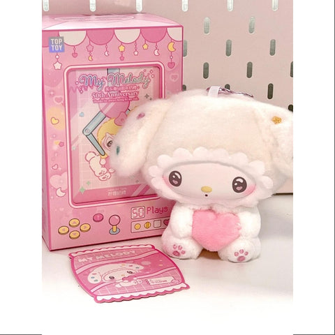 My Melody 50th Anniversary Milk Candy Plush Dolls Series Whole Set Opened