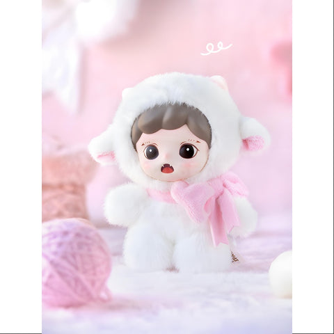 Baby Zoraa Fluffy Cabin Series Vinyl Plush Milky Sheep