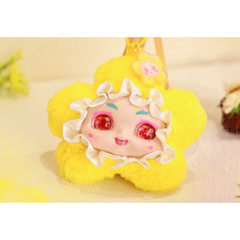 Kimmon The Story of Flower Island Plush Series: Cotton Candy Chrysanthemum (Confirmed Style)