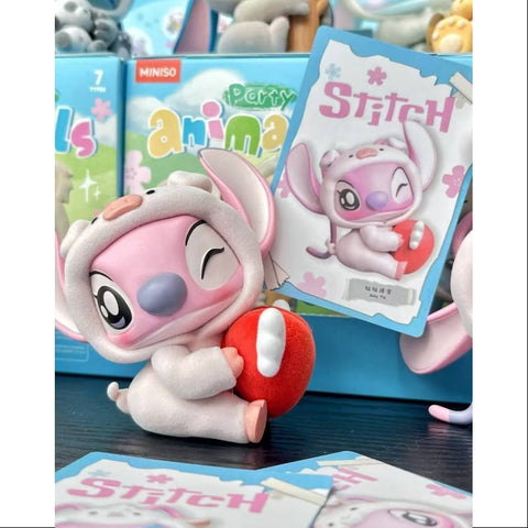 Disney Stitch Party Animals Series Hugging Piggy