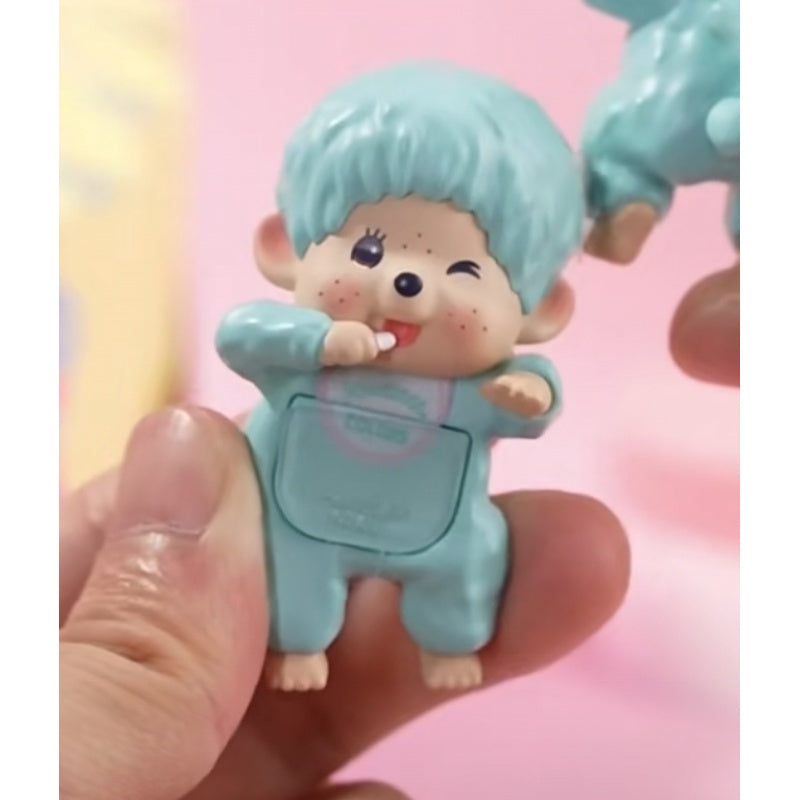 Monchhichi Hippers Colors Wink Blind Box Series: Mint Green (Confirmed Style)