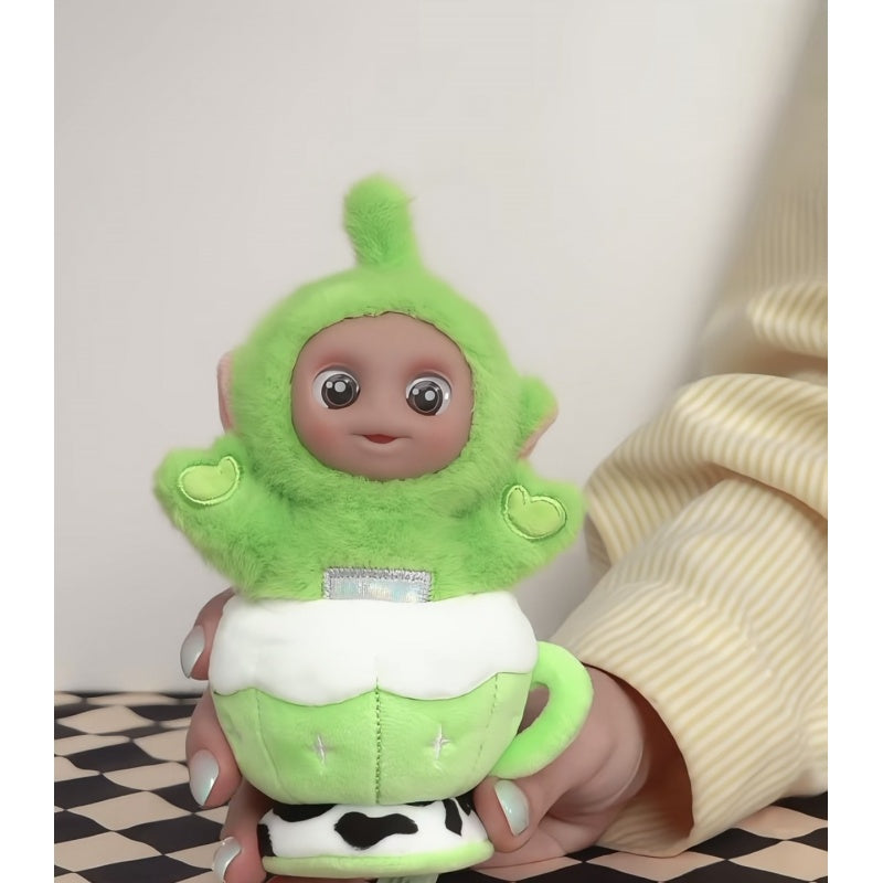 Teletubbies Afternoon Tea Diary Plush Doll Pendant Blind Box Series: Dipsy's Matcha Milk (Confirmed Style)