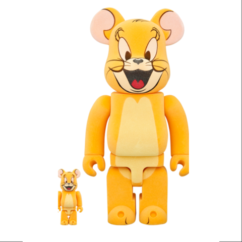 Bearbrick Jerry（Classic Color） Flocky Ver. 400% & 100% Be@rbrick 2024 Limited