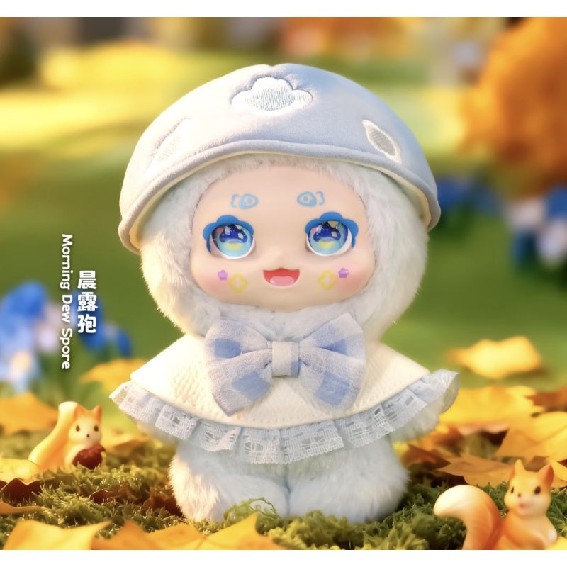 Kimmon Mushroom Castle Plush Blind Box Series: Morning Dew Spore (Confirmed Style)