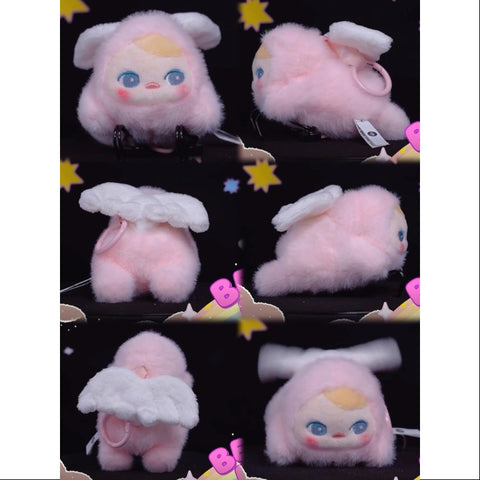 PUCKY Beanie Flying Babies Peluche Pendentif Série Cupidon Bébé 