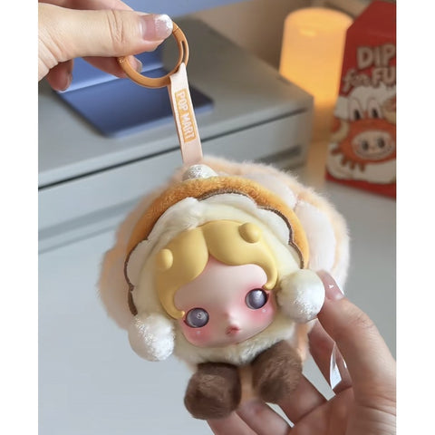 Skullpanda Dip For Fun Plush Pendant Blind Box Series: Clap for Delight (Confirmed Style)