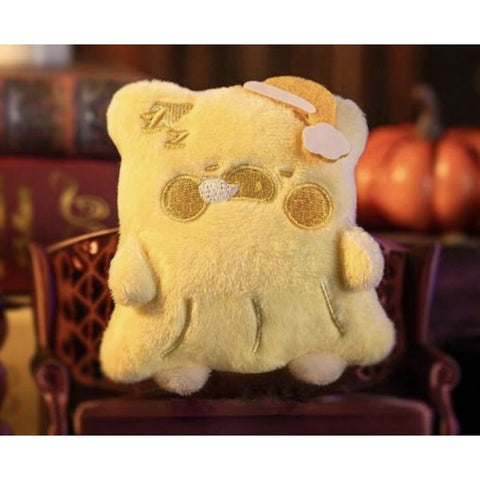 LuLu the Piggy Horror Story Moody Boo Plush Keychain Blind Box Series: Sleepy Ghost (Confirmed Style)