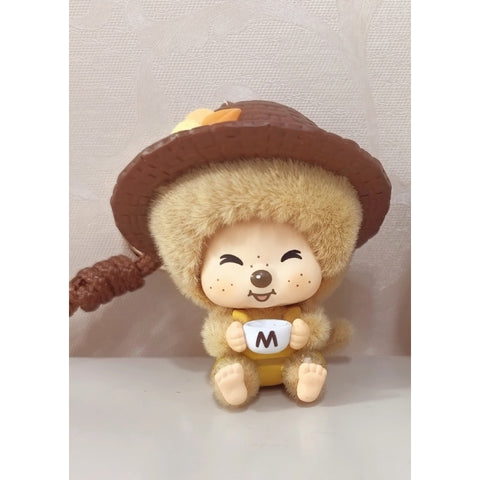 Monchhichi Mon Mon Farm Classic Coffee Plush Pendant Blind Box Series: Autumn Harvest (Confirmed Style)