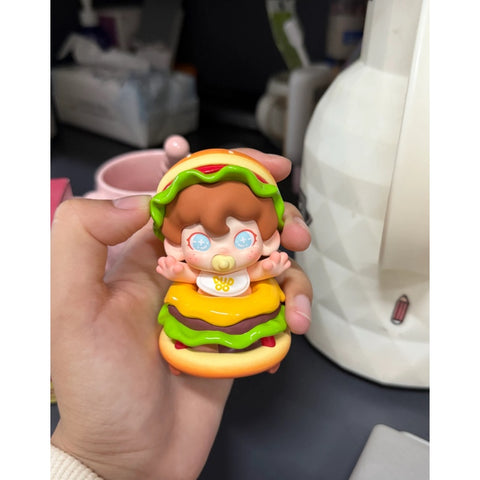 Dudoo Tasty Afternoon Tea Blind Box Series: Burger Toddler (Confirmed Style)