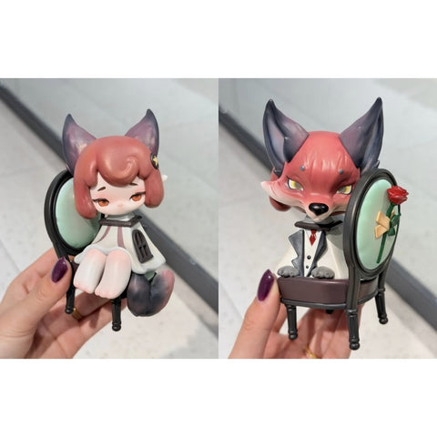 Dual Bear Attic Encounter Blind Box Series: The Rose in the Chair (Confirmed Style)