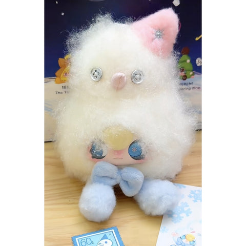 1001MOONS The Moonlight Gathering Guide Plush Doll Pendant Blind Box Series: My First Snowman (Confirmed Style)