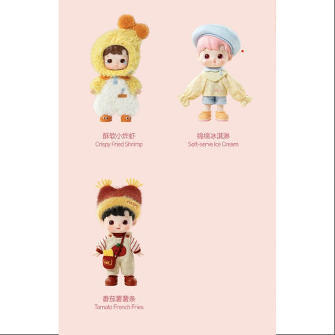 Hacipupu Little Foodie 1/12 Action Figure Series Whole Set Opened