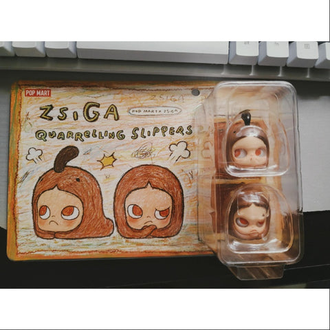 Zsiga Quarrelling Slippers Figure Art Toy 2024 Limited